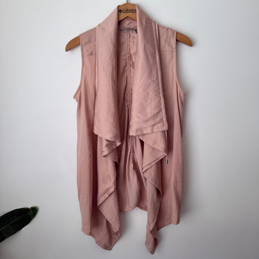 Sussan Size 8 Sleeveless Draped Jacket