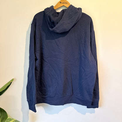 Allgood Men's Brooklyn 1992 Graphic Hoodie Navy Blue Size XXL