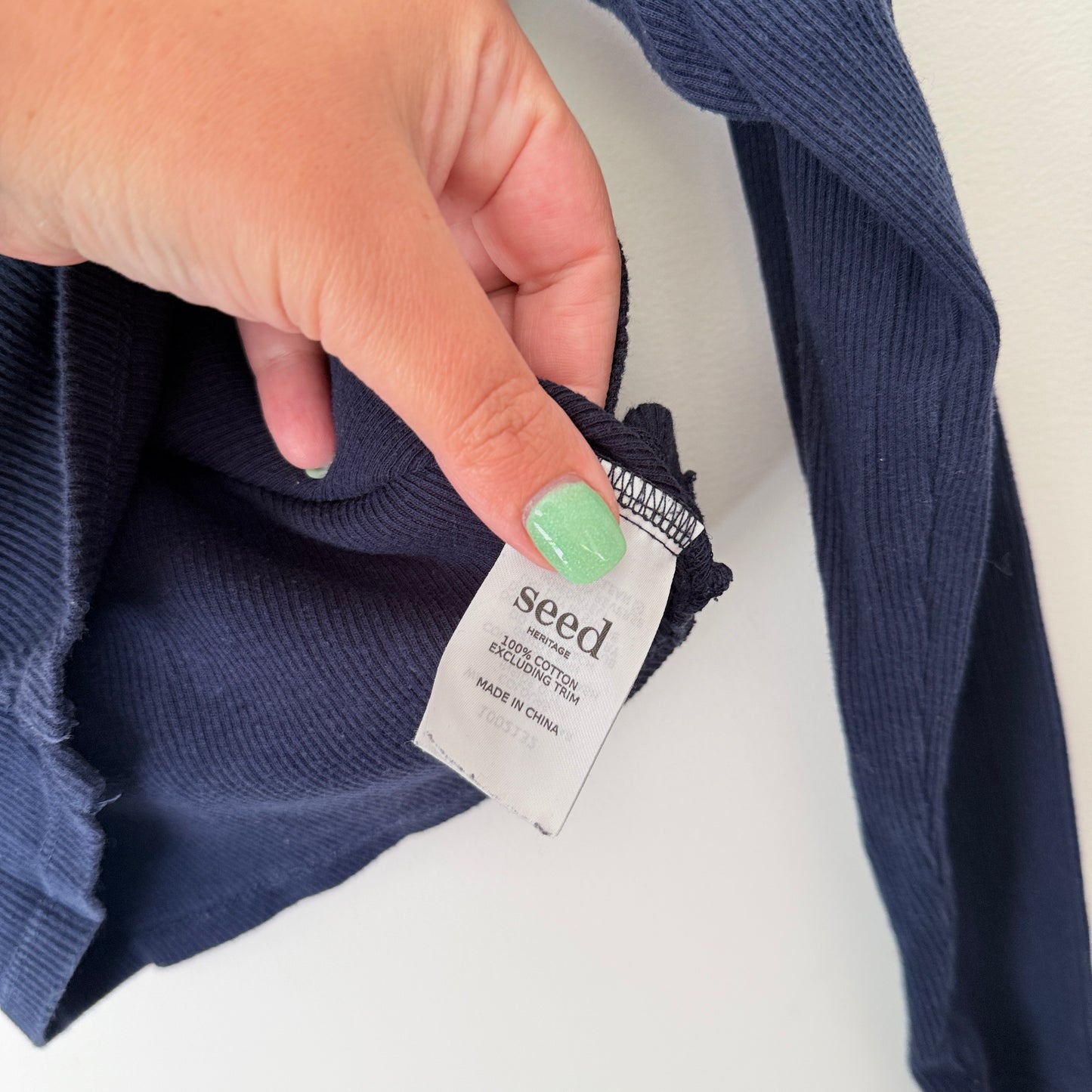 Seed Teen Size 12 Ribbed Knit Polo Shirt