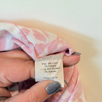 Artisan Size 10 Red Floral Sleeveless Dress