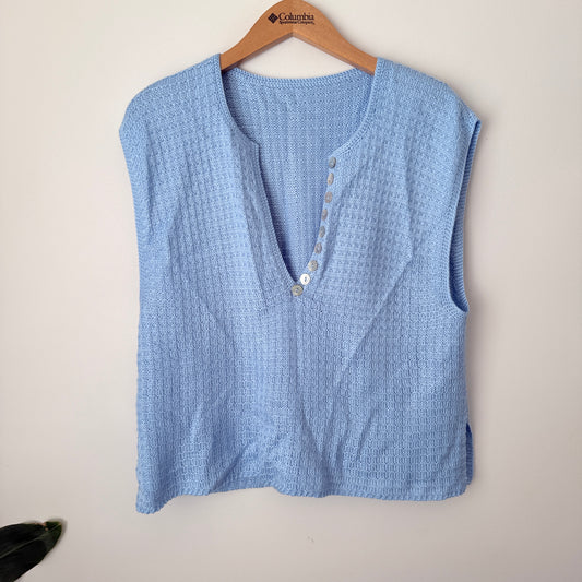 Knitted Sleeveless Vest Top | U/Arm to U/Arm 51cm