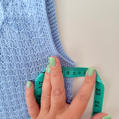 Knitted Sleeveless Vest Top | U/Arm to U/Arm 51cm
