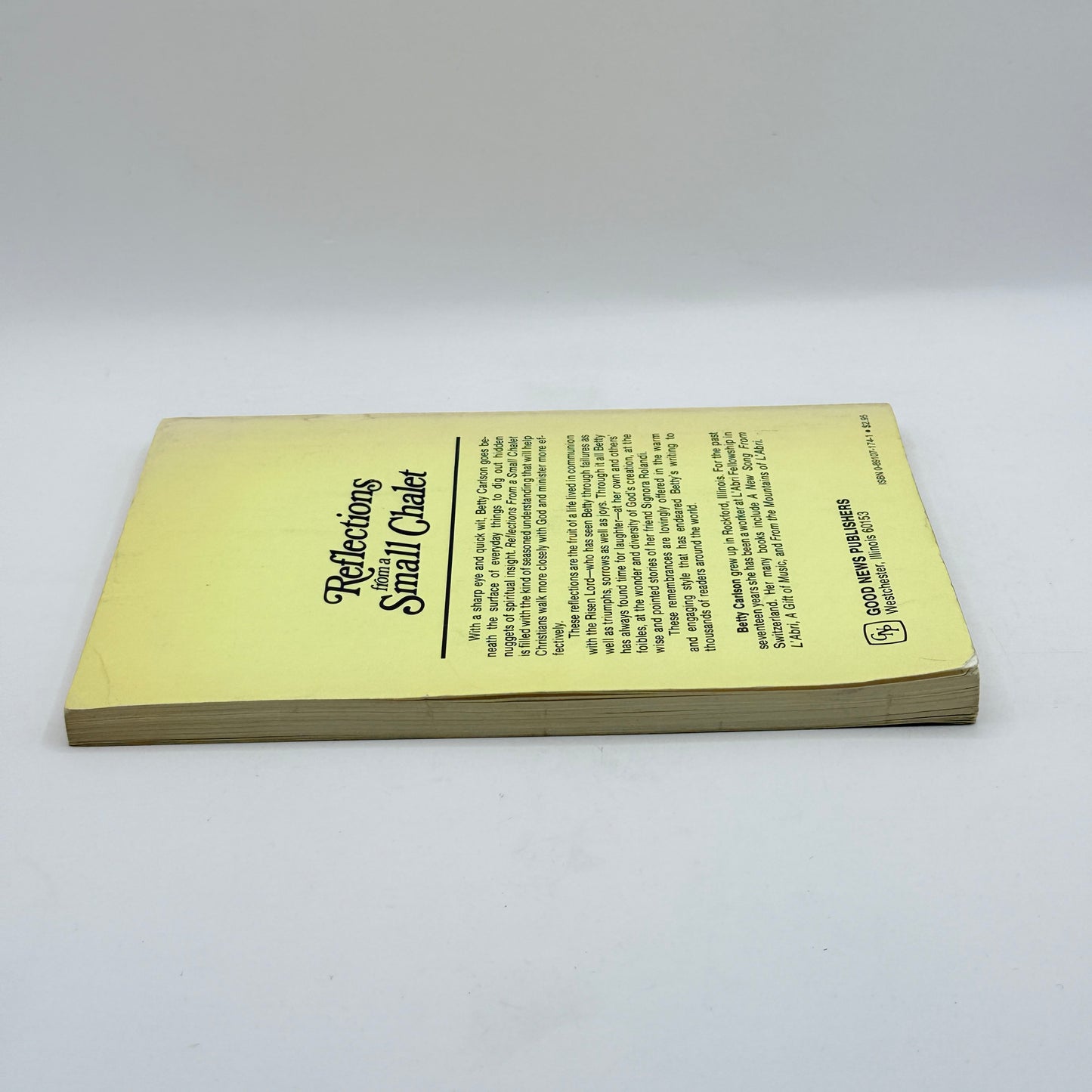 Reflections from a Small Chalet by Betty Carlson