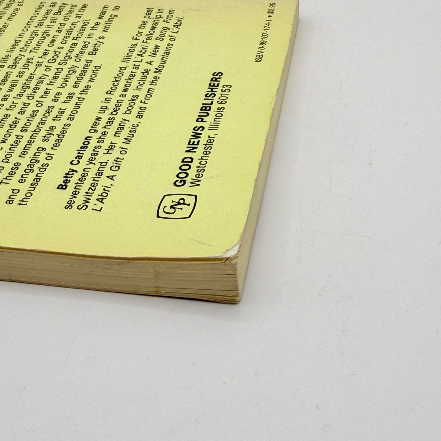 Reflections from a Small Chalet by Betty Carlson