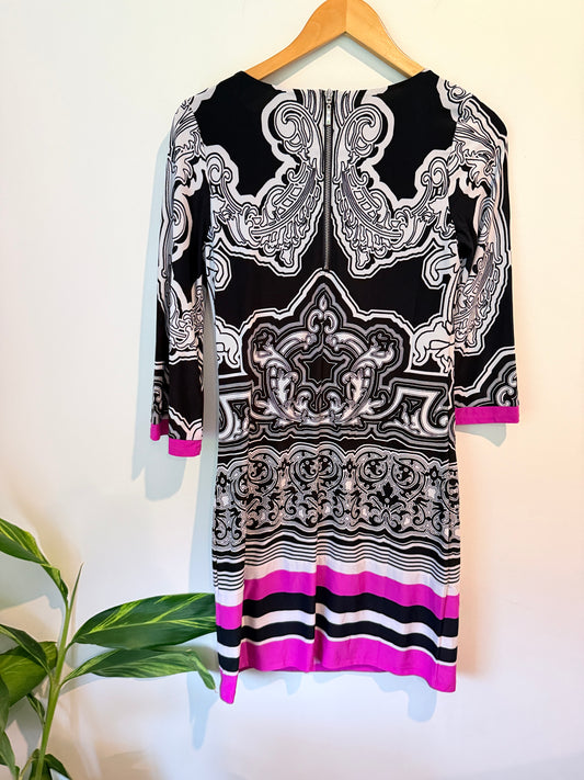 International Concepts Size S Paisley Print Dress