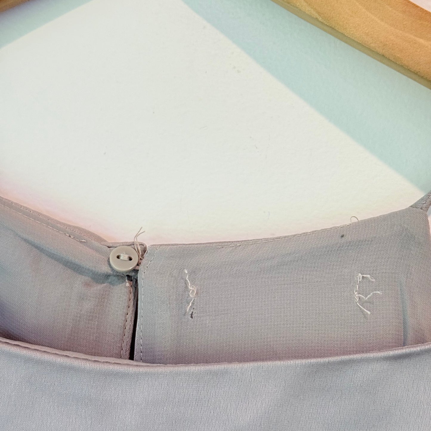 Cut Label Grey Sleeveless High-Neck Dress - 46cm Underarm