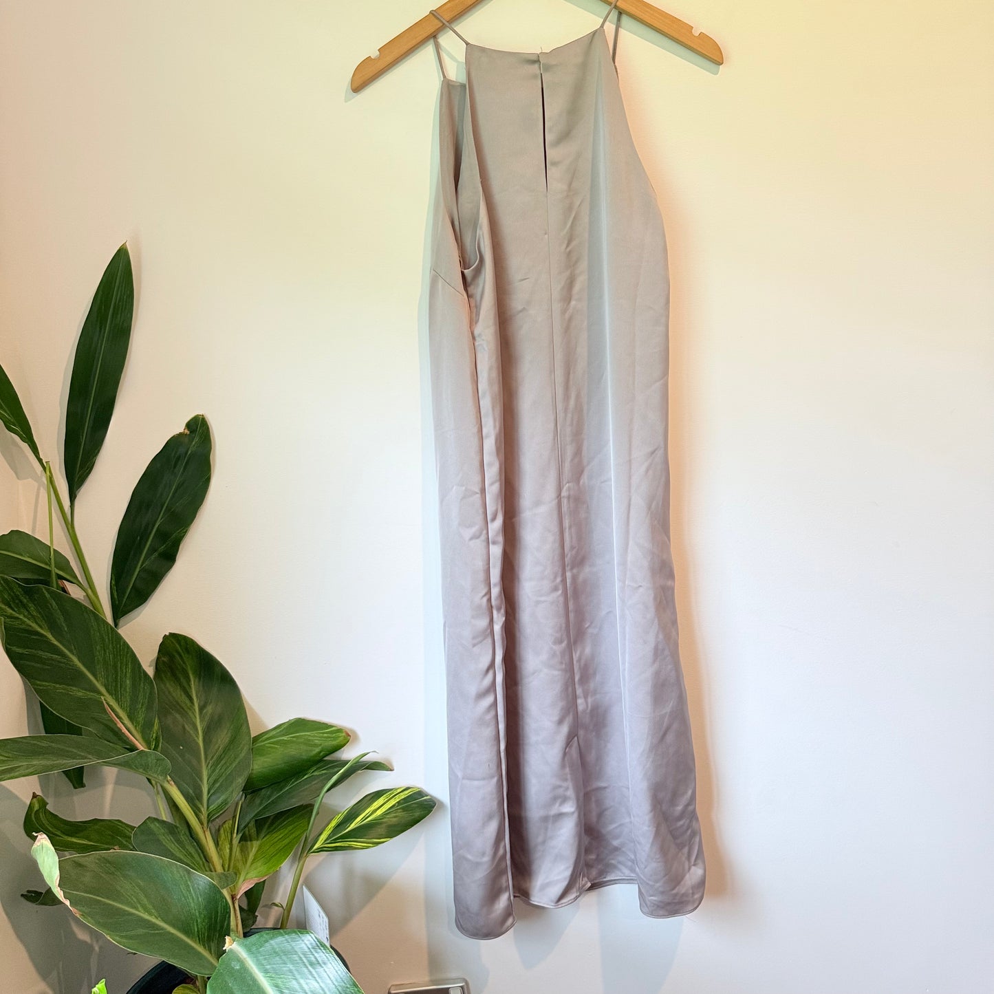 Cut Label Grey Sleeveless High-Neck Dress - 46cm Underarm