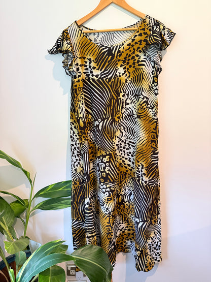 Brand Unknown Size XL Animal Print Dress