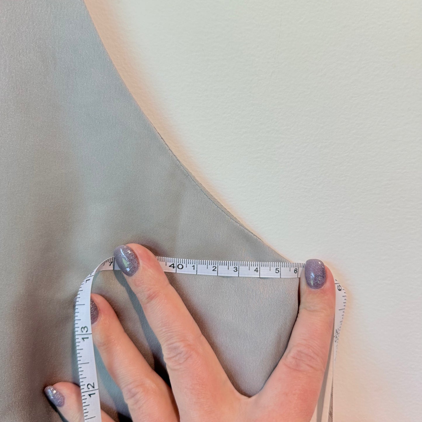 Cut Label Grey Sleeveless High-Neck Dress - 46cm Underarm