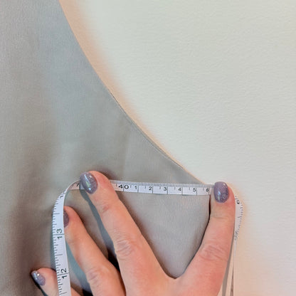 Cut Label Grey Sleeveless High-Neck Dress - 46cm Underarm