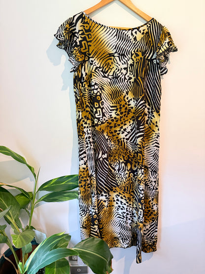 Brand Unknown Size XL Animal Print Dress