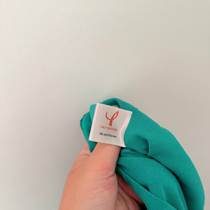 Yaly Couture Silk Blend Dress – U/Arm to U/AArm 44cm