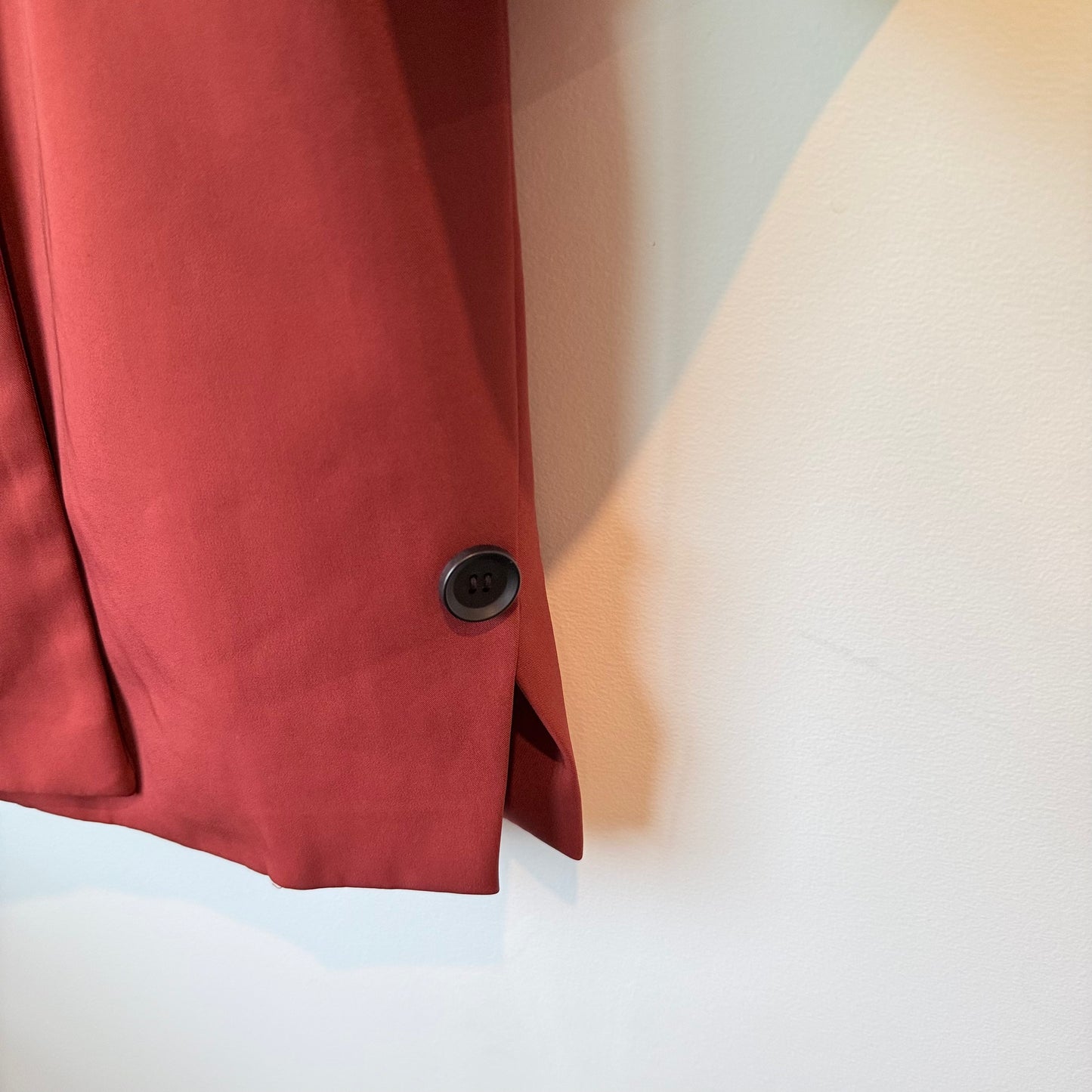 TJZW Size M Red Trench Coat