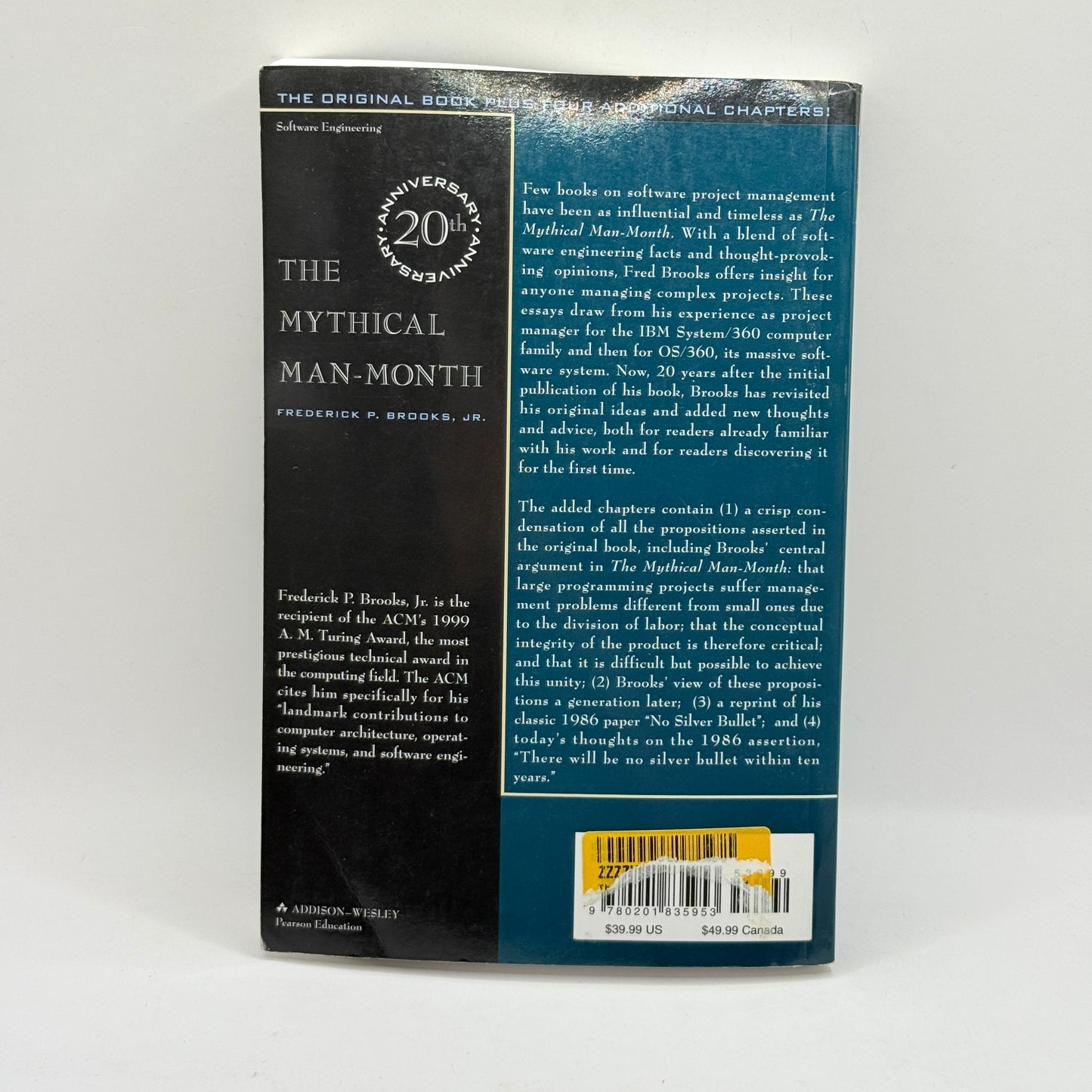The Mythical Man-Month by Frederick P. Brooks, Jr.