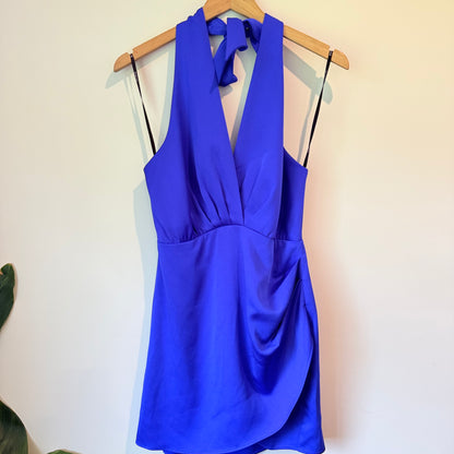 Sheike Paris Size 10 Royal Blue Mini Dress