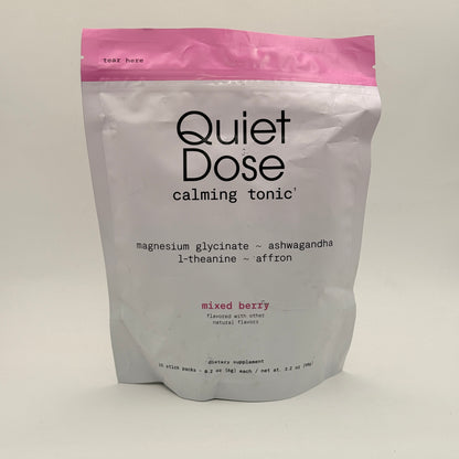 Quiet Dose Calming Tonic 15 Pack – Mixed Berry