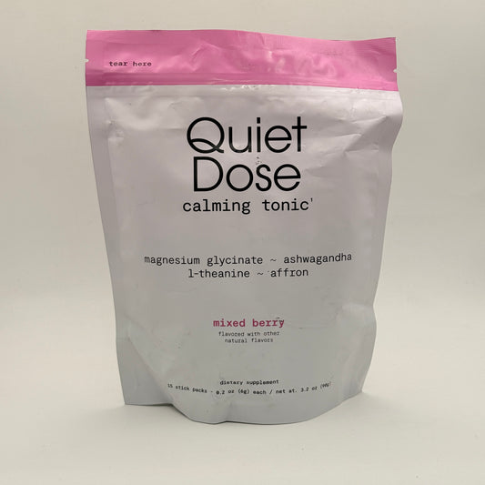 Quiet Dose Calming Tonic 15 Pack – Mixed Berry