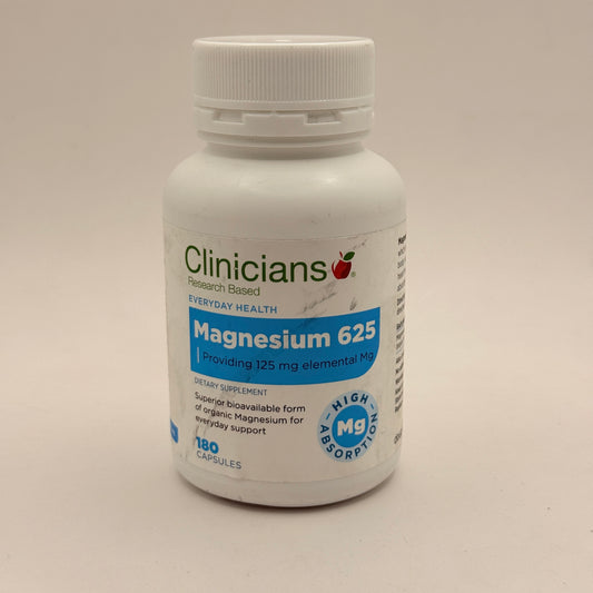 Clinicians Magnesium 625 – 180 Capsules