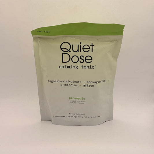 Quiet Dose Calming Tonic – Pineapple, 15 Stick Packs