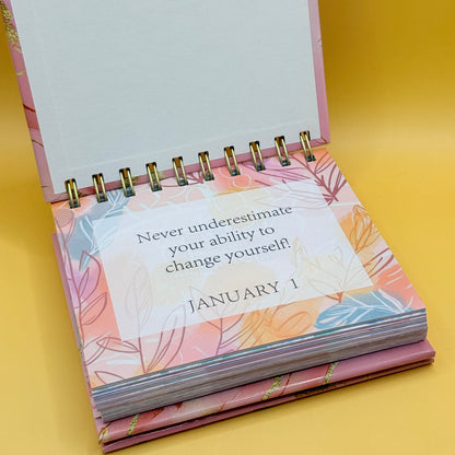 Positive Affirmations Flip Desk Calendar