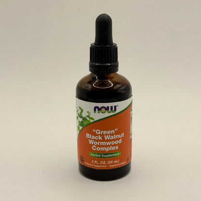 NOW Green Black Walnut Wormwood Complex – 59 mL