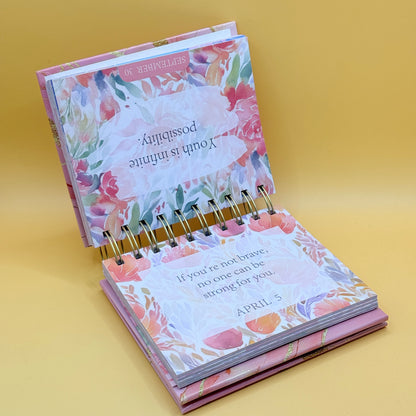Positive Affirmations Flip Desk Calendar