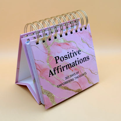 Positive Affirmations Flip Desk Calendar