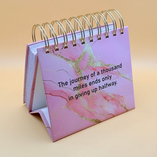 Positive Affirmations Flip Desk Calendar