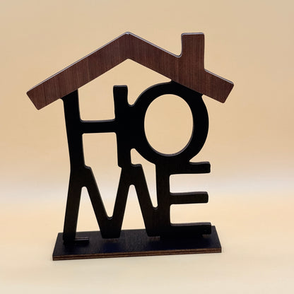 Wooden HOME Decorative Table Sign