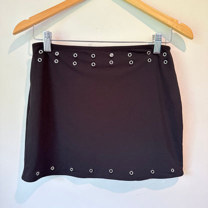Glassons Grommet Mini Skirt Size M