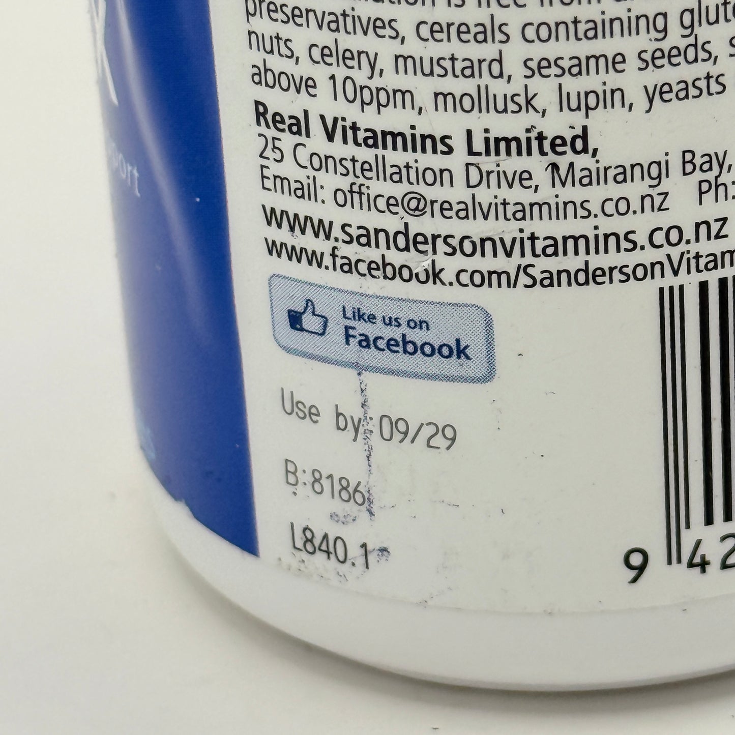 Sanderson Vision FX – 60 Capsules