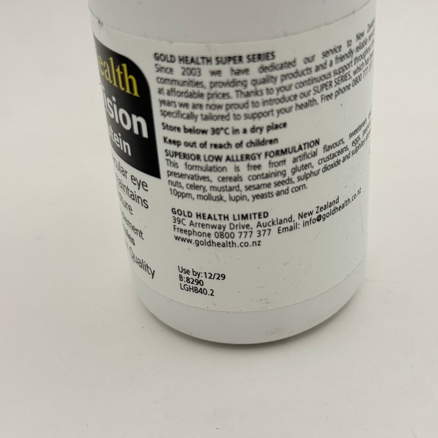 GoldHealth XTR-Vision with Lutein – 60 Capsules