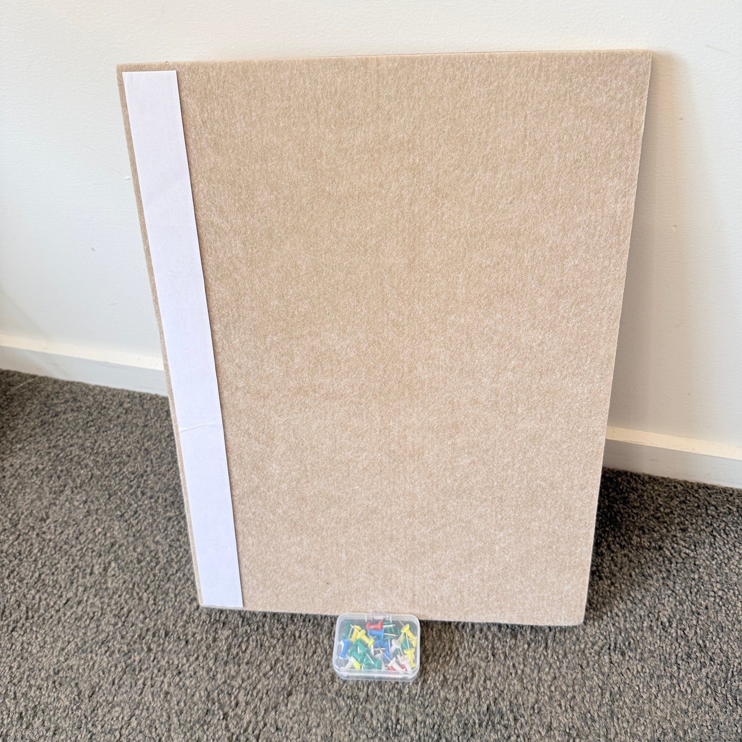 Large Vision Board Pin Board with Frame and Push Pins