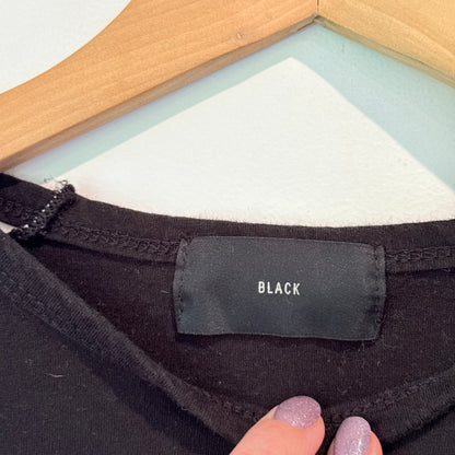 BLACK (The Label) Money Print Raglan T-Shirt (52cm U/arm)