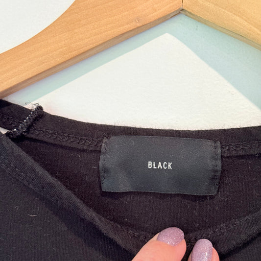 BLACK (The Label) Money Print Raglan T-Shirt (52cm U/arm)