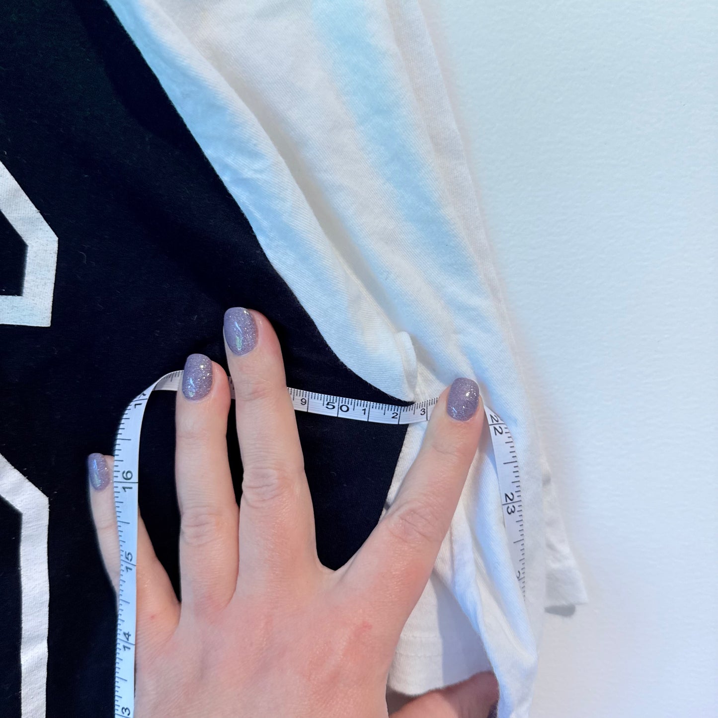 BLACK (The Label) Money Print Raglan T-Shirt (52cm U/arm)