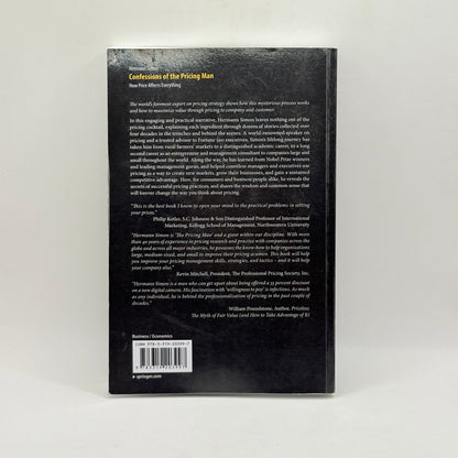 Confessions of the Pricing Man by Hermann Simon