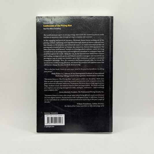 Confessions of the Pricing Man by Hermann Simon