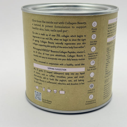 Nutra Organics Collagen Beauty Unflavoured Powder – 225g