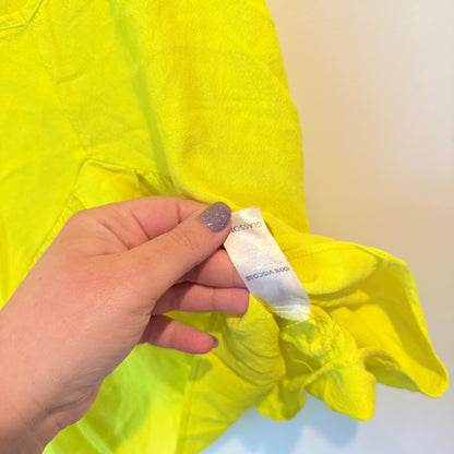 Glassons Neon Yellow Cami Top Racerback Size 8