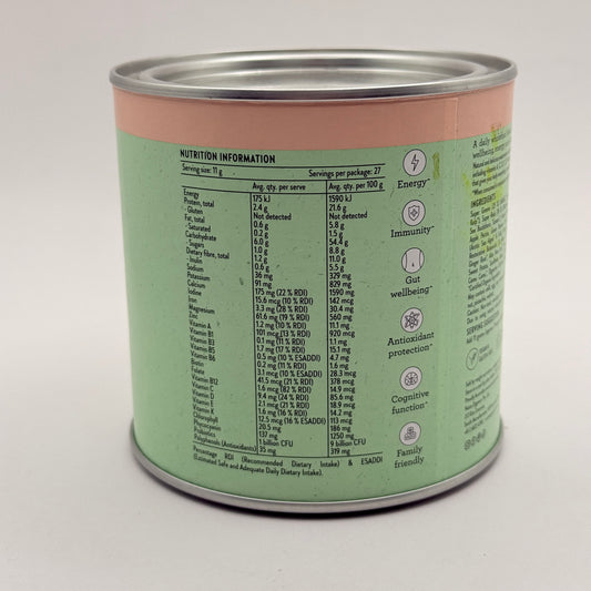 Nutra Organics Super Greens + Reds – 300g Watermelon Strawberry