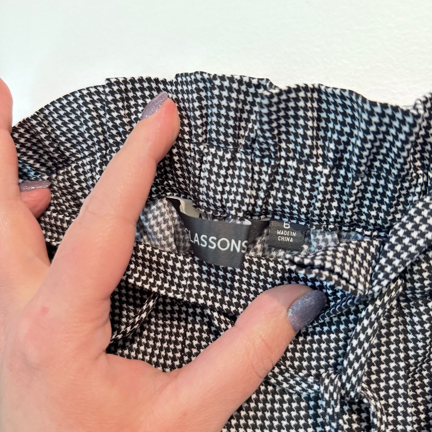 Glassons Print Wide Leg Pants Size 6