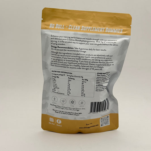 CLN Fuel Creatine Gummies – Melon Flavour (120 Gummies)