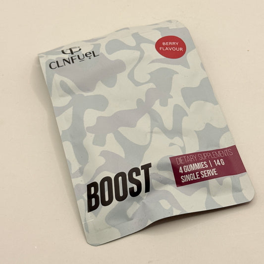 CLN Fuel BOOST Gummies – Berry Flavour (Single Serve)