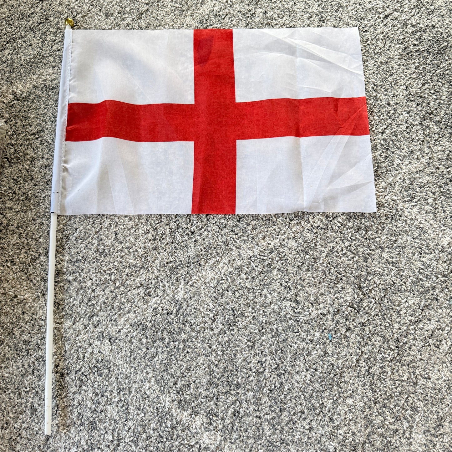 England Flag Handheld Stick Flags (12 Pack)