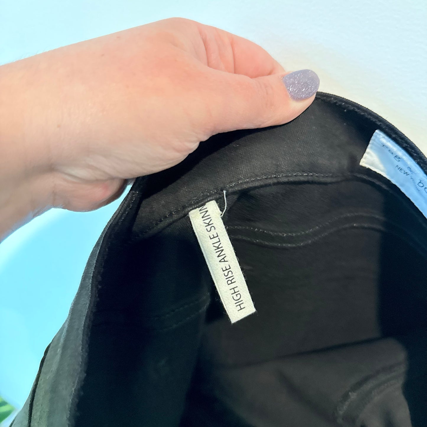 Rag & Bone High-Rise Ankle Skinny Jeans Gold Metal Metallic Denim Size 30