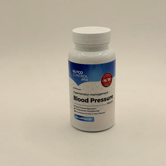 Glyco Control Plus “Blood Pressure” Supplement – 30 Capsules
