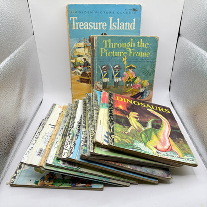 Vintage Little Golden Books Collection – Disney & Classic Titles (1940s–1950s)
