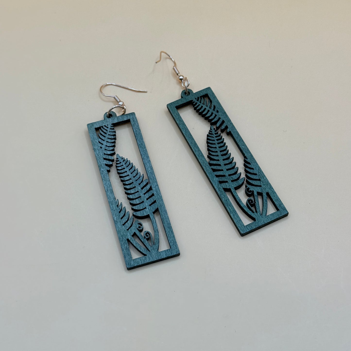 Wooden Drop Earrings Lightweight Boho Statement Earrings