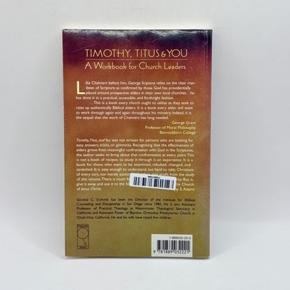 Timothy, Titus & You by George C. Scipione